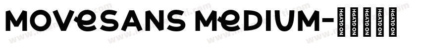 MoveSans Medium字体转换